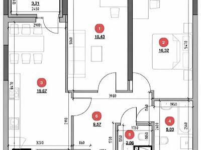 квартира за адресою Дніпровська набережна вул., 17В