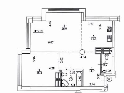 квартира за адресою Оболонський просп., 26