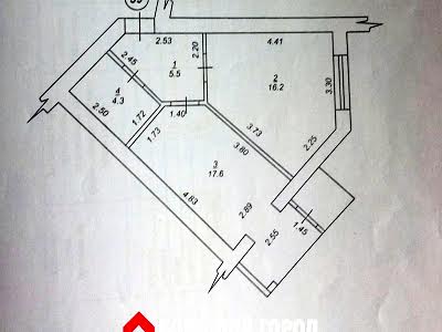 квартира за адресою Запоріжжя, Бородінська вул., 2 а