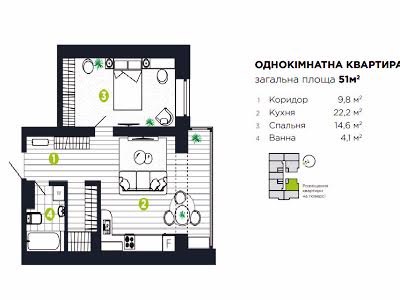 квартира по адресу Ивано-Франковск, Бандери, 79