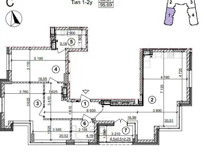 квартира за адресою Берестейський просп. (Перемоги), 42а