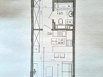 квартира за адресою Надніпрянське, 2а
