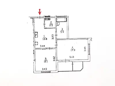 квартира по адресу Краковская ул., 13-В