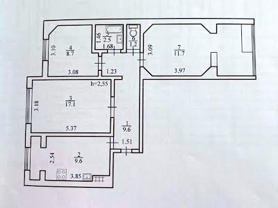 квартира за адресою Давида Ойстраха вул. (Затонського), 20