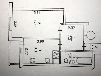 квартира по адресу Урловская ул., 23а