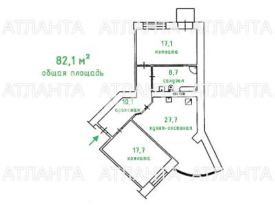 квартира за адресою Кленова вул., 2а