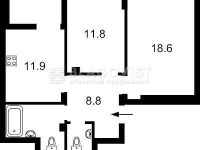 квартира за адресою Регенераторна вул., 4 к1