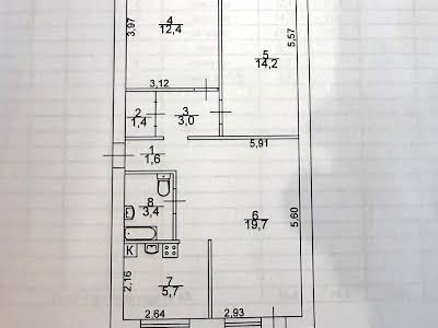 квартира за адресою Галини Мазепи вул. (Софії Ковалевської), 57