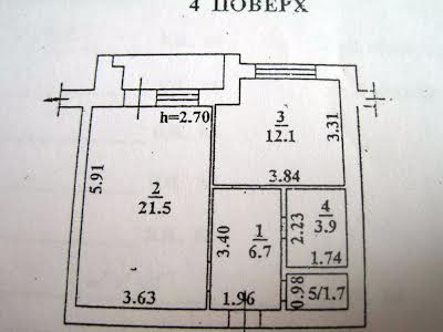 квартира за адресою Одеса, Заболотного Академіка вул., 56