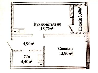 квартира по адресу Жаботинского ул. (Пролетарская улица), 54 а