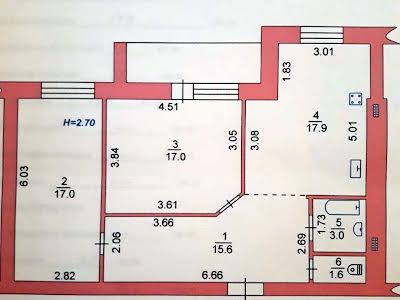 квартира по адресу Парусная ул. (Героев Сталинграда), 1б