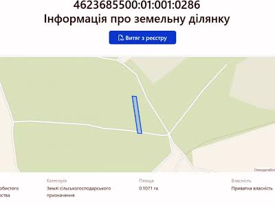 ділянка за адресою шевченка
