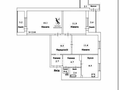 квартира по адресу Беретти Викентия ул., 14