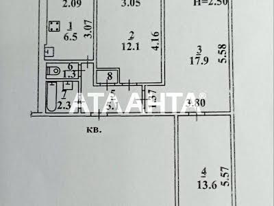 квартира за адресою Одеса, Небесної Сотні просп. (Маршала Жукова), 51