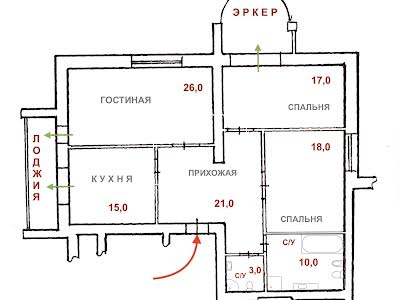 квартира по адресу Шевченко просп., 29а