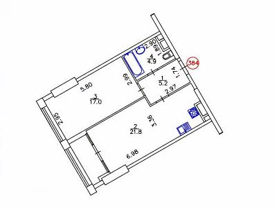 квартира по адресу Берестейский просп. (Победы), 11