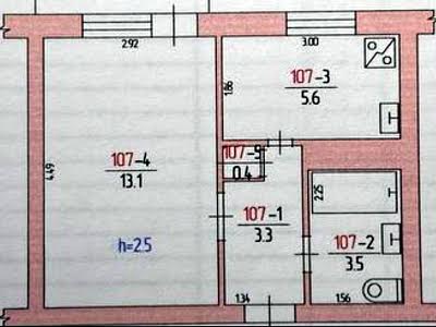 квартира по адресу Петропавловская ул., 26