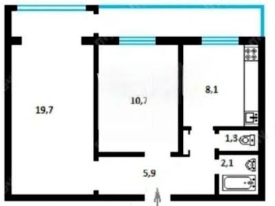 квартира по адресу Киев, Русановская набережная ул., 10/1