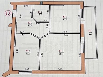 квартира по адресу Тернополь, Наливайко ул., 1Г