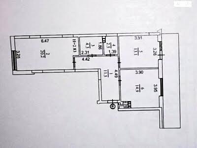 квартира за адресою Набережно-Рибальська дорога вул., 3