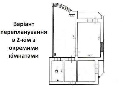 квартира по адресу Тростянецкая ул., 49