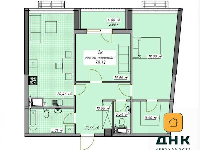 квартира за адресою Курортный, 2