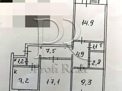 квартира по адресу Героев Днепра ул., 19