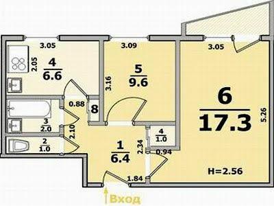 квартира за адресою Харків, Перемоги просп., 76