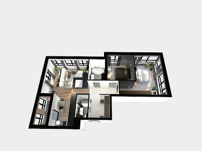 квартира за адресою Салютна вул., 2к23