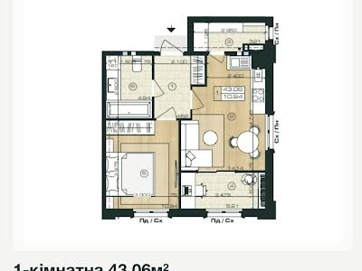 квартира за адресою Коцюбинського вул., 1