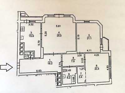 квартира за адресою Київ, Євгена Коновальця вул. (Щорса), 32Б