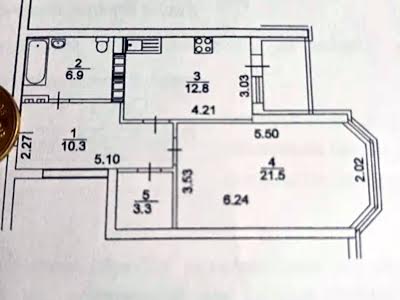квартира за адресою Олени Пчілки вул., 6