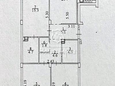 квартира за адресою Київ, Тадея Рильського бульв., 3