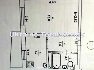 квартира по адресу Оболонский просп., 34-В