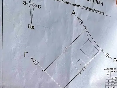 участок по адресу Гетмана Косинского ул., 42