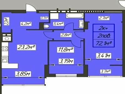 квартира за адресою Приозерна, 32