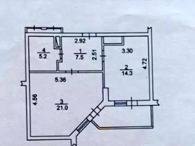 квартира за адресою Олени Пчілки вул., 2-А