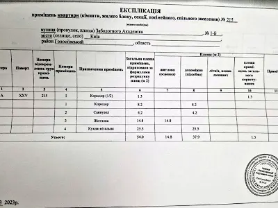 квартира за адресою Академіка Заболотного вул., 1Б
