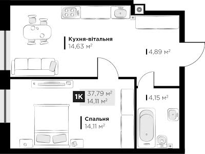 квартира по адресу Львов, Орлика Пилипа ул., 1