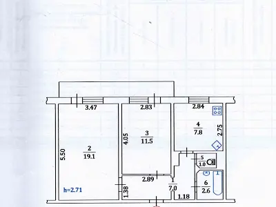 квартира за адресою Київ, Райдужна вул., 7