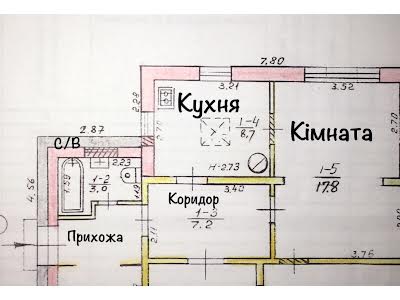 комната по адресу Карпатская ул., 100