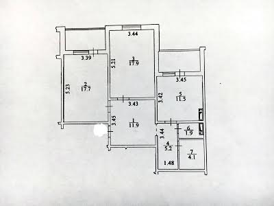 квартира по адресу Киев, Балтийский пер., 1