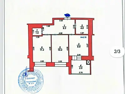 квартира за адресою Кам'янецька вул., 102