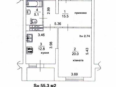 квартира за адресою Київ, Олевська вул., 5