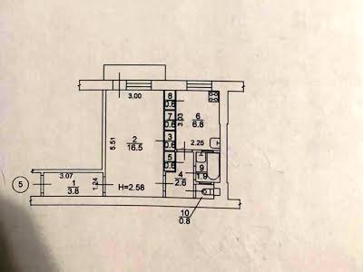 квартира по адресу Леси Украинки бульв., 3