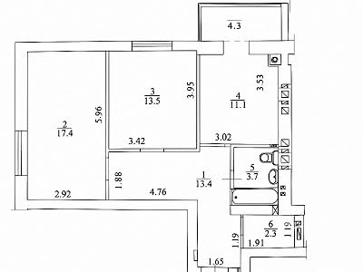 квартира по адресу Бориса Гмыри ул., 7