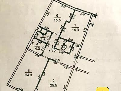 квартира по адресу Каманина ул., 16а/2