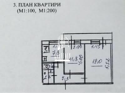 квартира по адресу Митрополита Андрея Шептицкого ул. (Луначарского Анатолия), 1/2