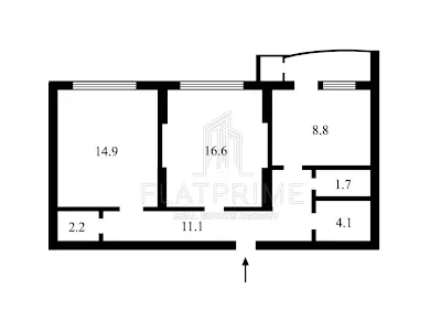 квартира по адресу Кирилло-Мефодиевская ул., 2