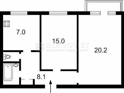 квартира по адресу Институтская ул., 18